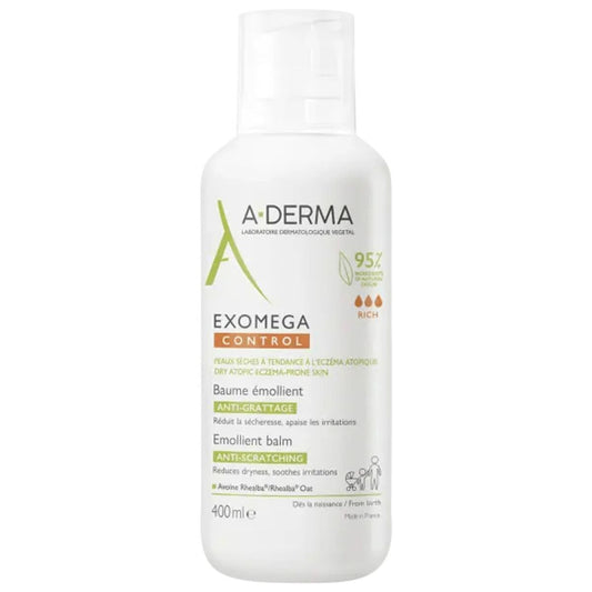 A-Derma Exomega Control - kropsemulsion til tør og irriteret hud (400 ml)