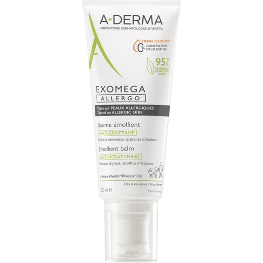 A-Derma Exomega Allergo - ansigtscreme til tør og følsom hud (200 ml)